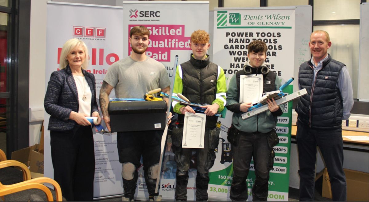 Picture of Bricklaying winners